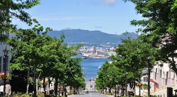 City street at Motomachi in Hakodate, Japan