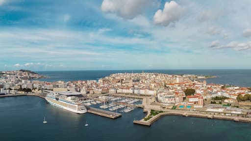 Den gamle by i La Coruña