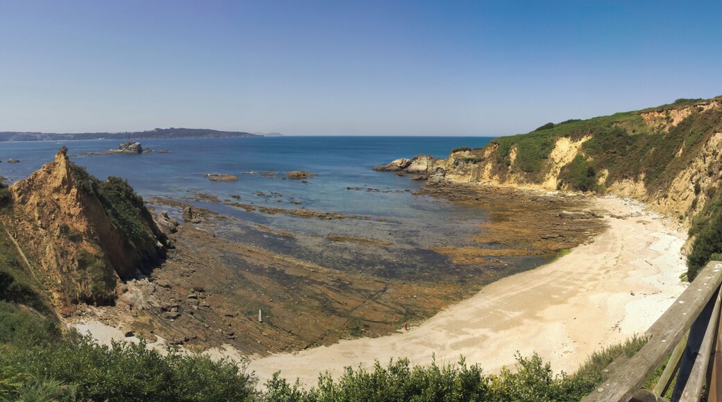 Beach of Barrosa in Ares, Galicia, Spain.