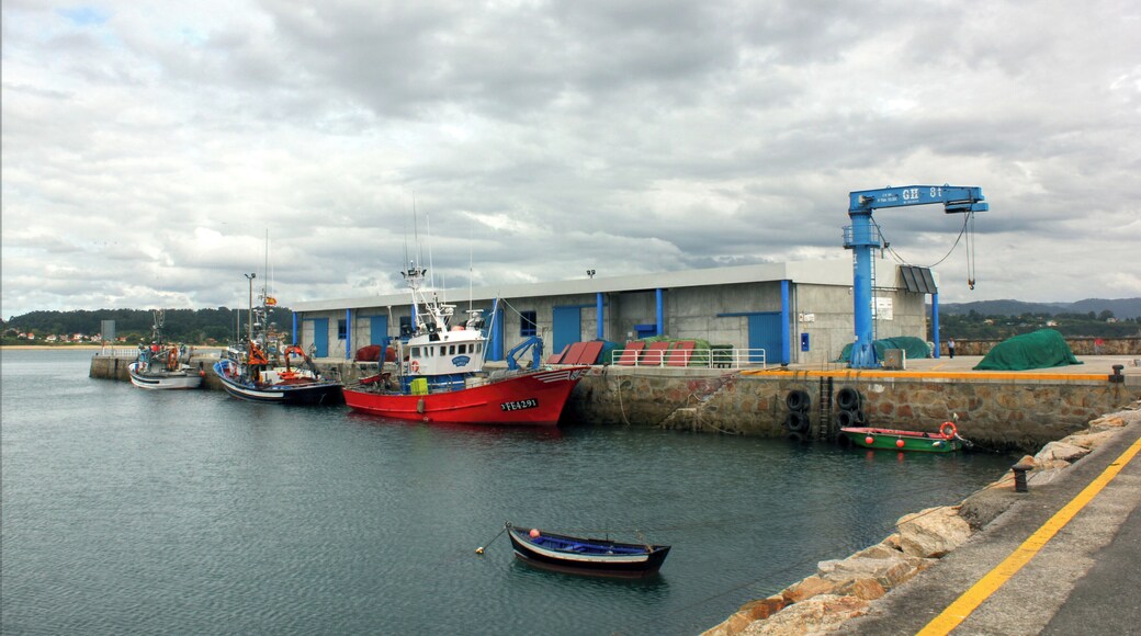 Seaport of Ares, in Galicia (Spain).