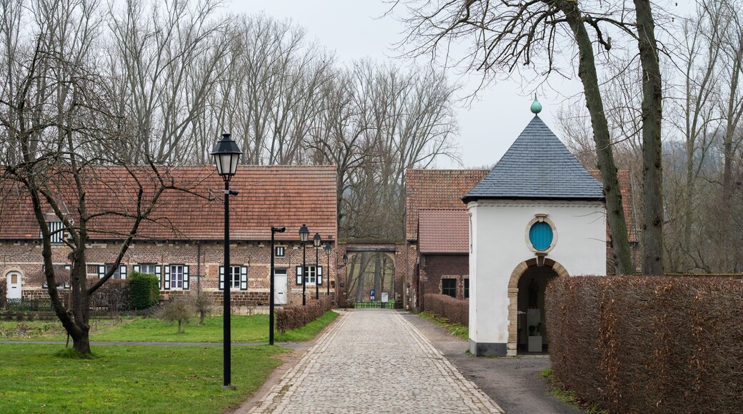 Kessel-Lo, Flemish Brabant, Belgium - Historical buildings and green surroundings of the Vlierbeek Abbey