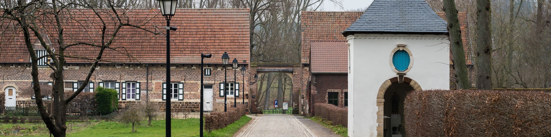 Kessel-Lo, Flemish Brabant, Belgium - Historical buildings and green surroundings of the Vlierbeek Abbey