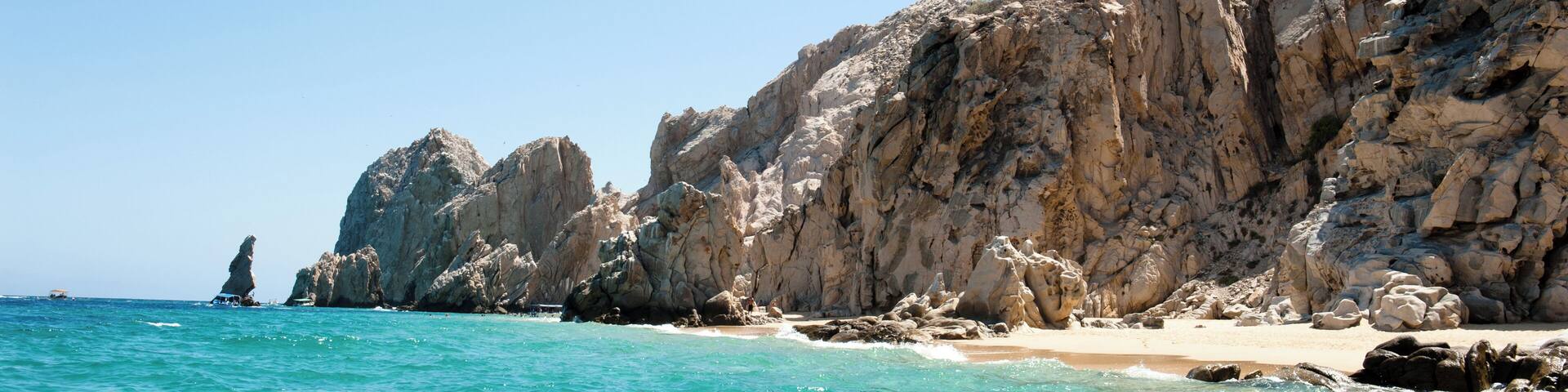 Beach in Cabo San Lucas, Mexico, near El Arco