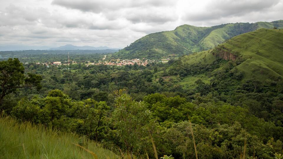 Ghana, Mountain Range in Volta Region