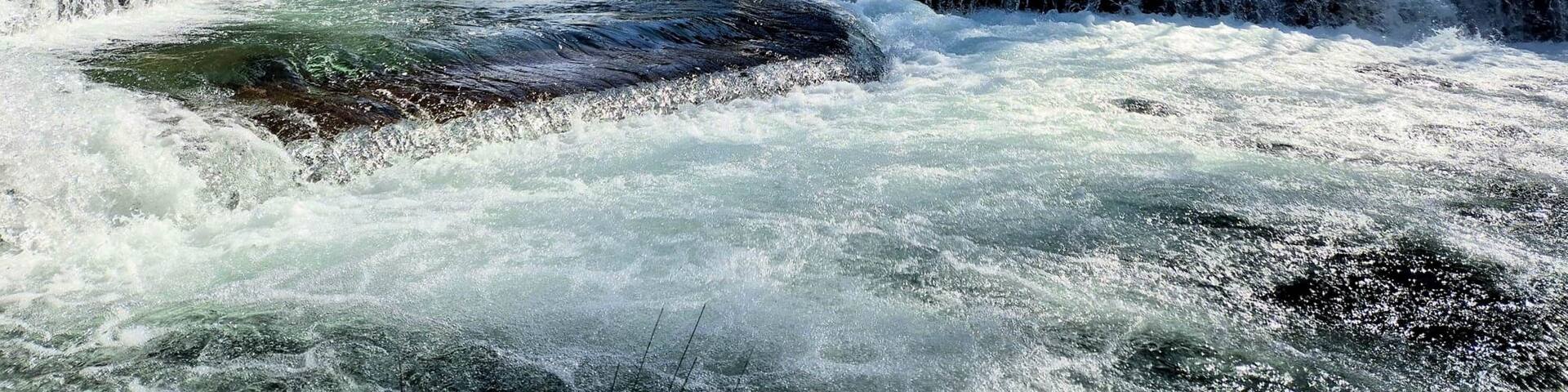 Río Verdugo en Ponte Caldelas, Galicia