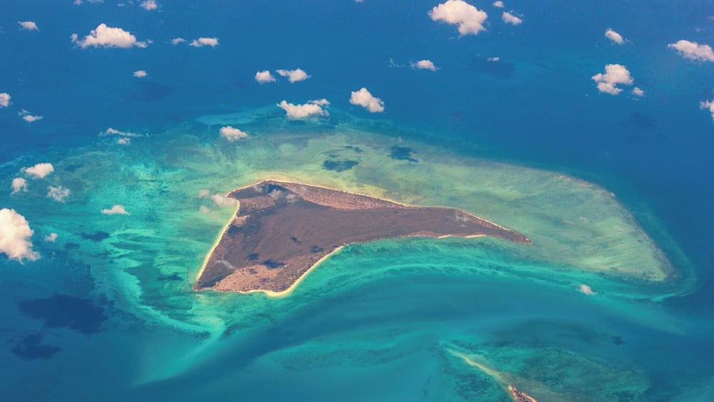 #LifeAtExpedia
This is a view from the plane leaving Ibo Island in Mozambique. The area is a true paradise with endless white sand bars, crystal clear waters and rustic eco-hotels inhabiting old Portuguese colonial buildings. A once in a lifetime trip!