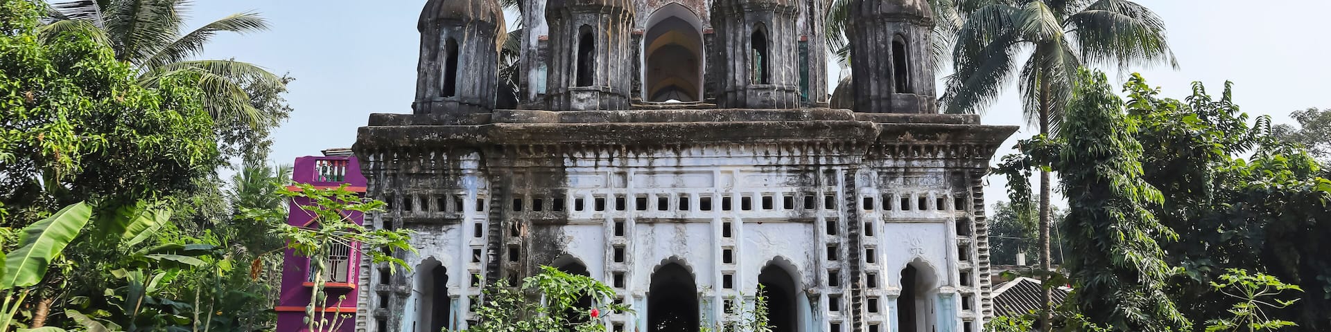 Detailed view of brick carvings on the Lord Shiva Temple in the Nibia Kheda group of temples, Nibia Khera, Kanpur, Uttar Pradesh, India.