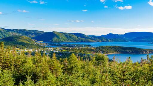 Norris Point town Bonne Bay Gros Morne NP Canada