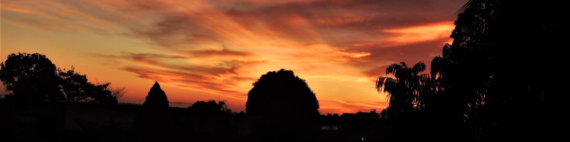 Pôr do Sol, Cacoal, Rondônia, Brasil.