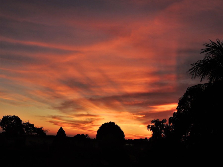 Pôr do Sol, Cacoal, Rondônia, Brasil.