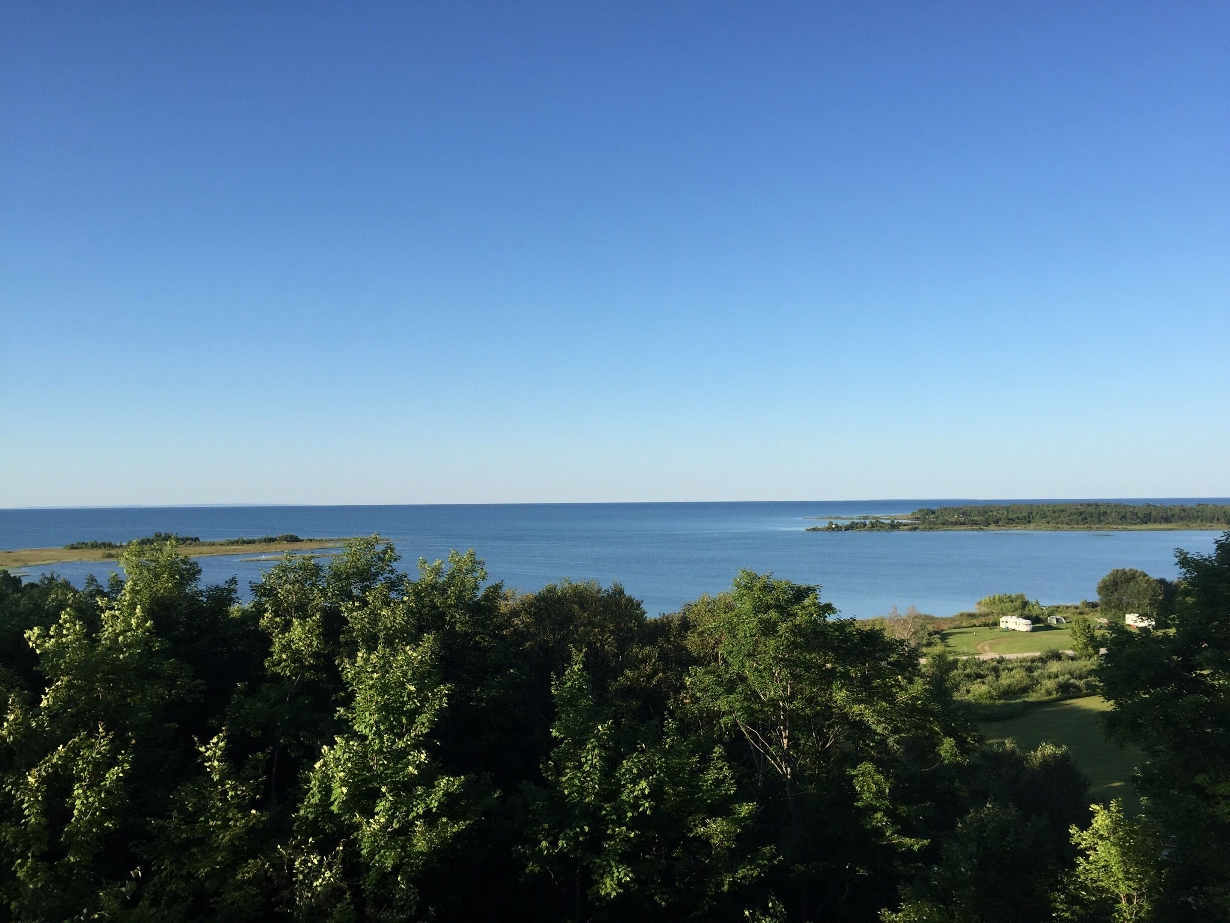 Pretty Overlook onto Lake Michigan