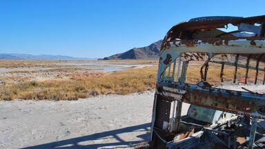 Wilson hot springs Utah's west desert.