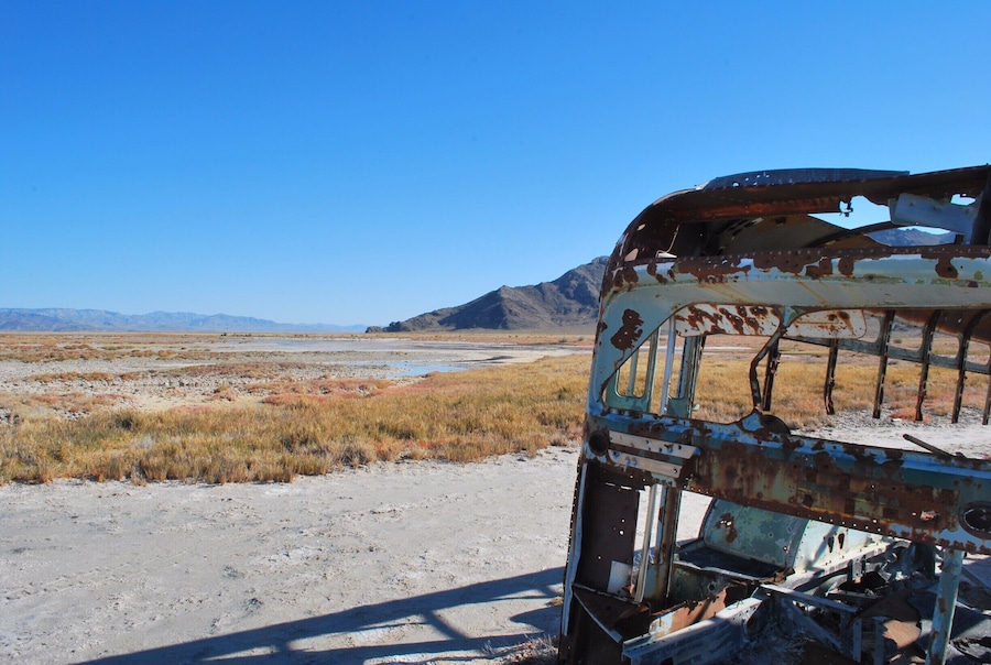 Wilson hot springs Utah's west desert.