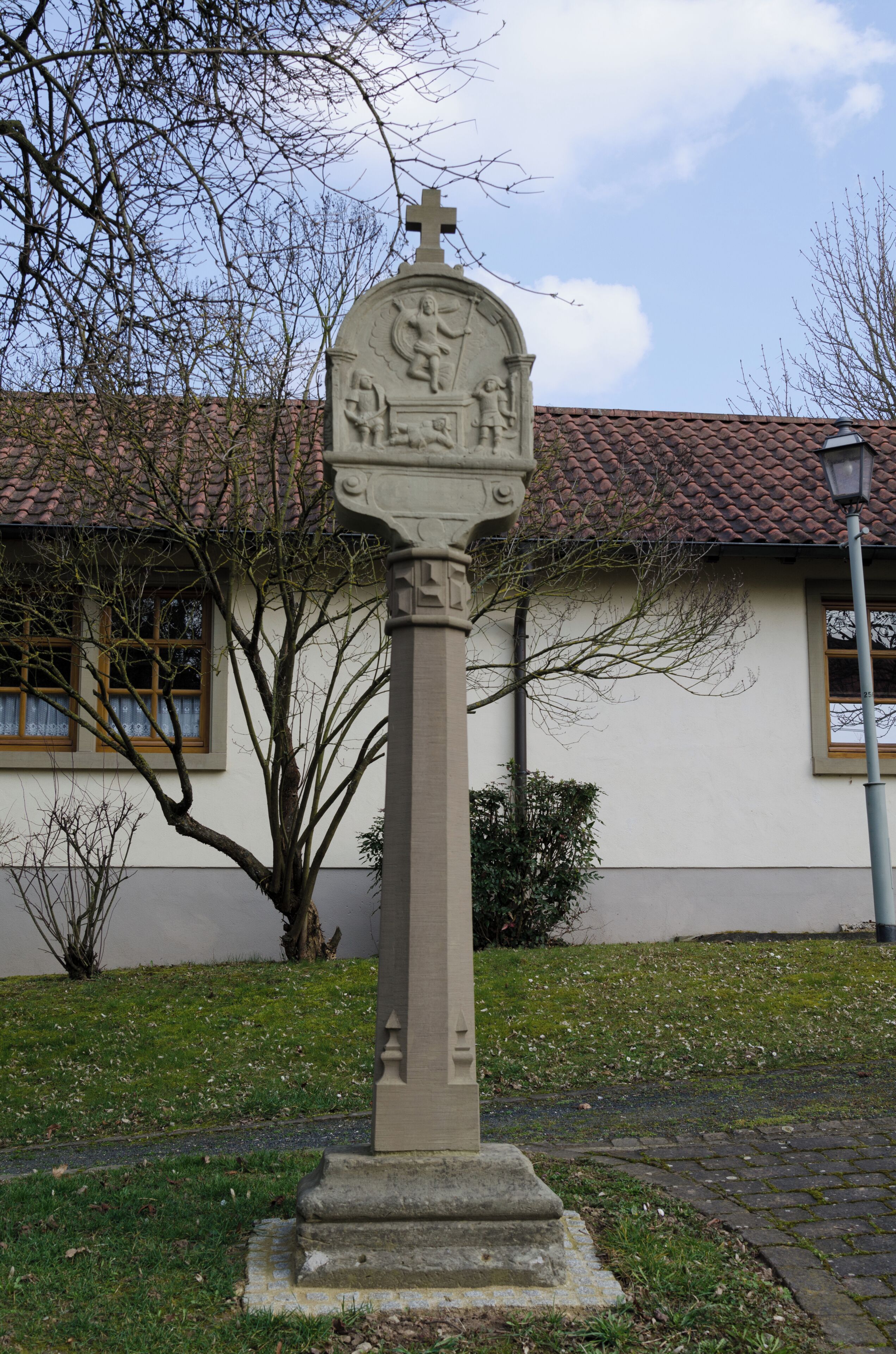 This is a picture of the Bavarian Baudenkmal (cultural heritage monument) with the ID