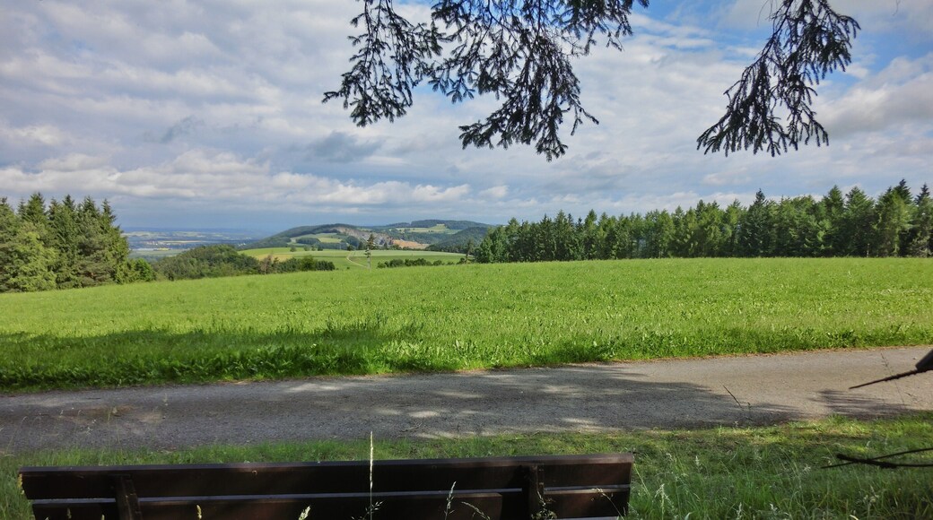 Aussichtsbank auf dem Leisauer Berg