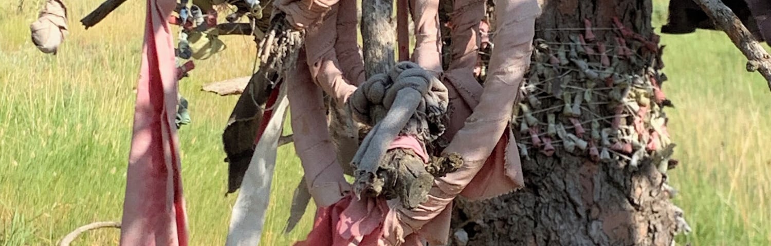 Prayer Flags on Bear Butte. This hike did not disappoint.