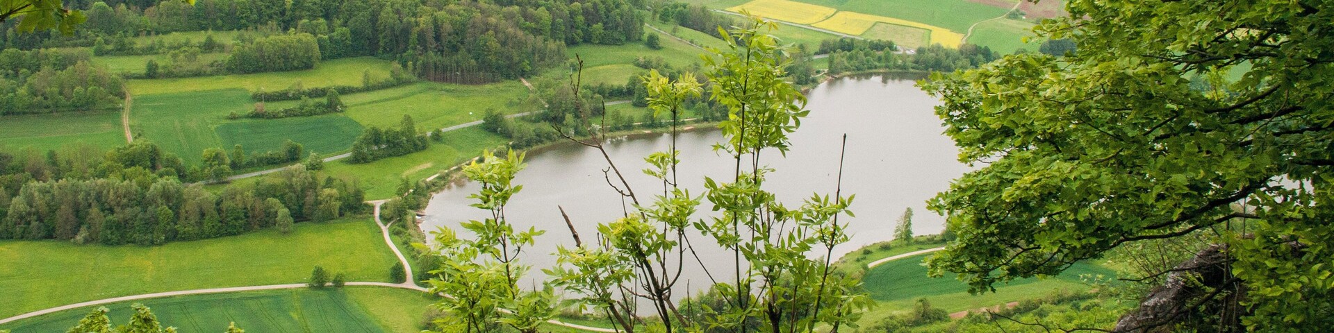 Houbirg, Happurg, Landschaftsschutzgebiet SĂŒdlicher Jura mit Moritzberg und Umgebung, Hohler Fels, Happurger Stausee