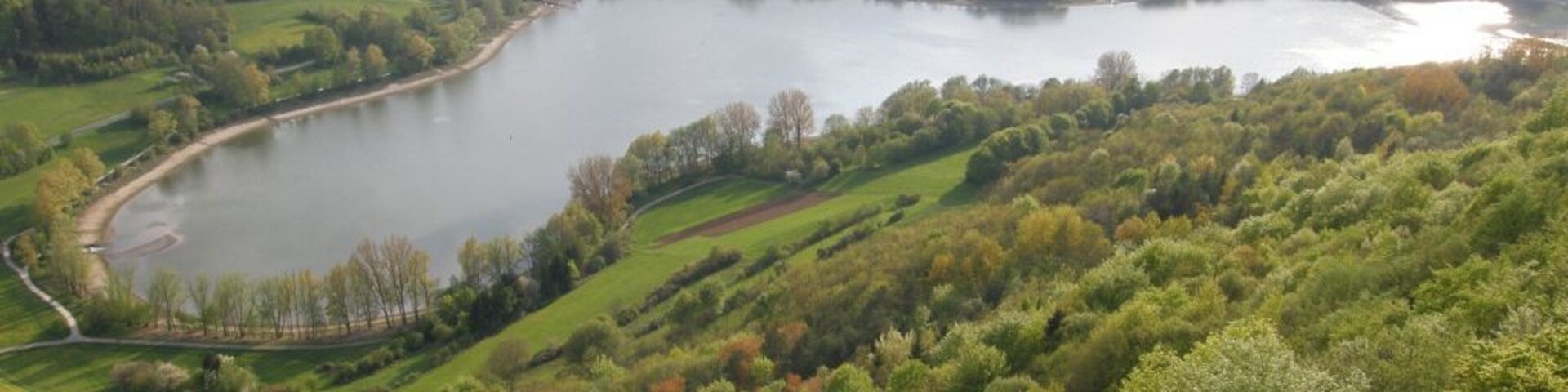 Happurger Stausee Ansicht vom Houbirg