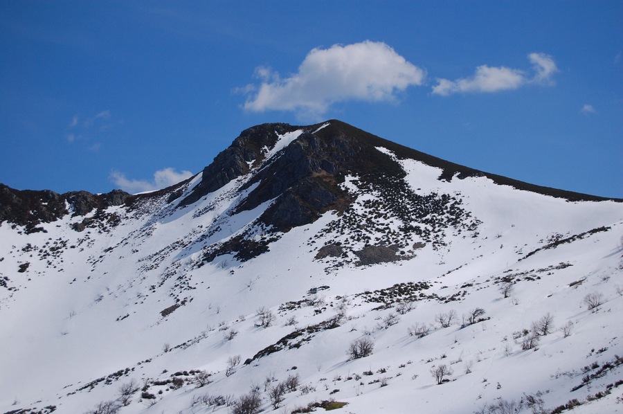 Tres Bispos Peak from Campa dos Tres Bispos, in the Ancares Range, NW Spain