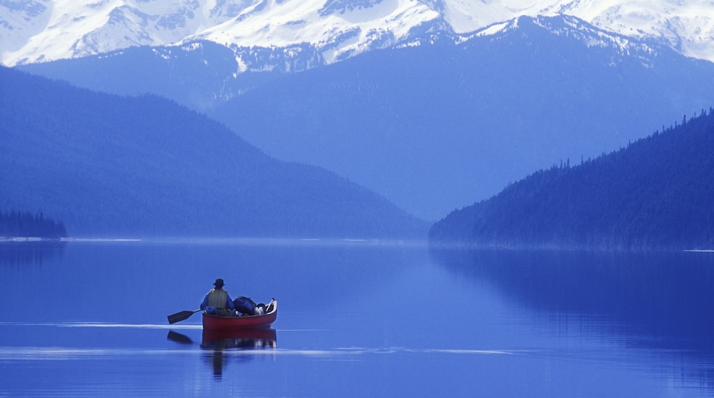 Canoeing the Bowron Lakes, British Columbia, Canada.