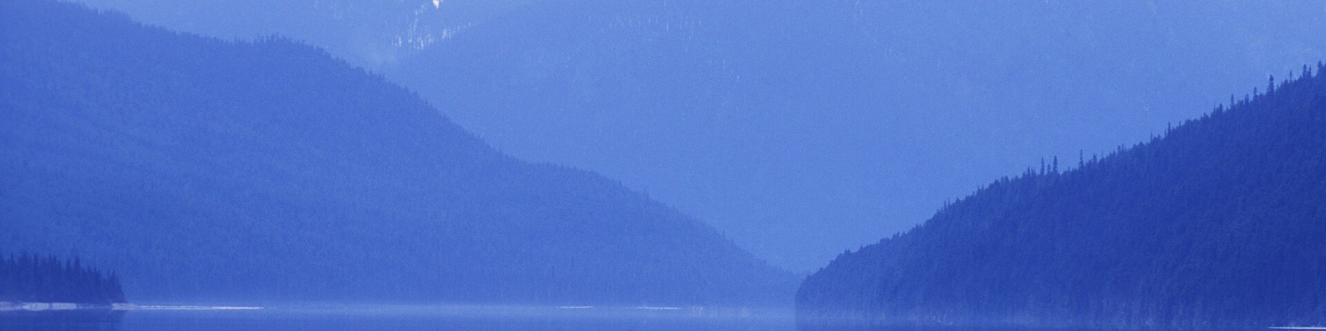 Canoeing the Bowron Lakes, British Columbia, Canada.