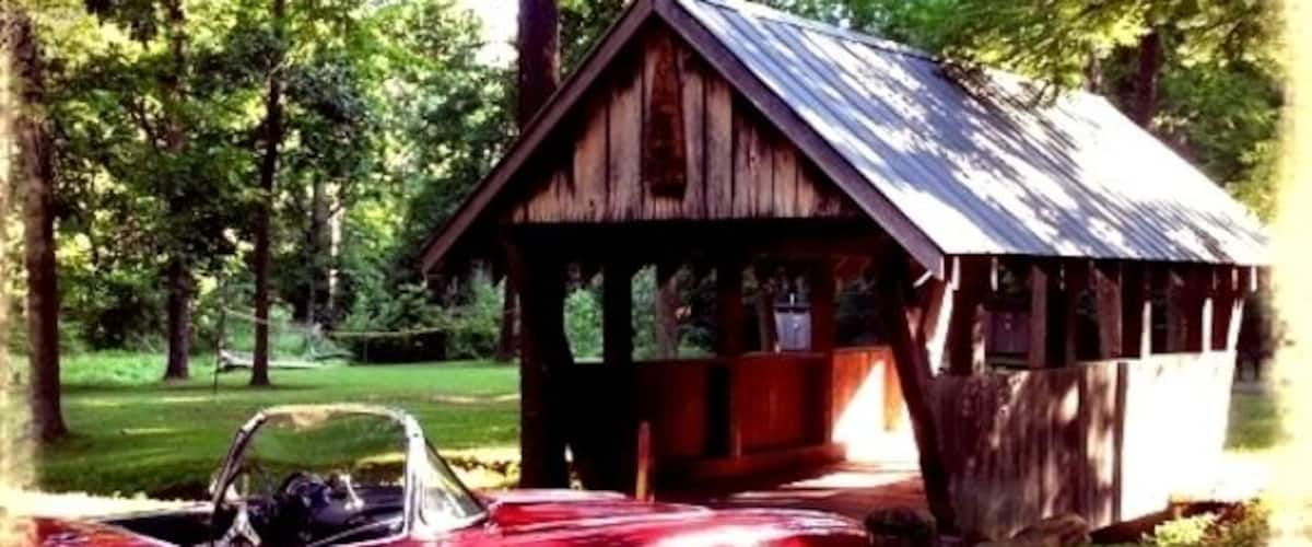 Blue Rock, tucked in the Ohio hills has all you need for a great weekend - camping, swimming, hiking, picnic sites.  Not so spread out like so many Ohio state parks.