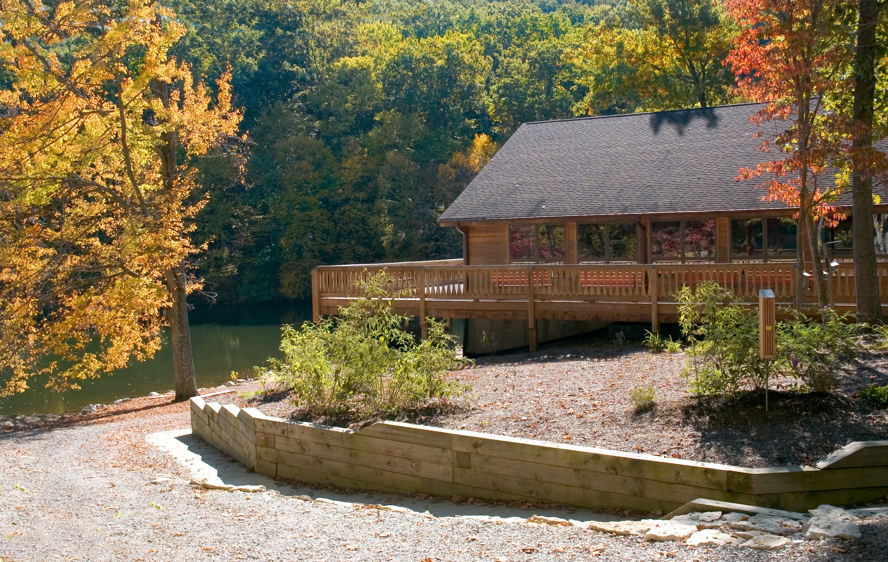 lodge at the lake