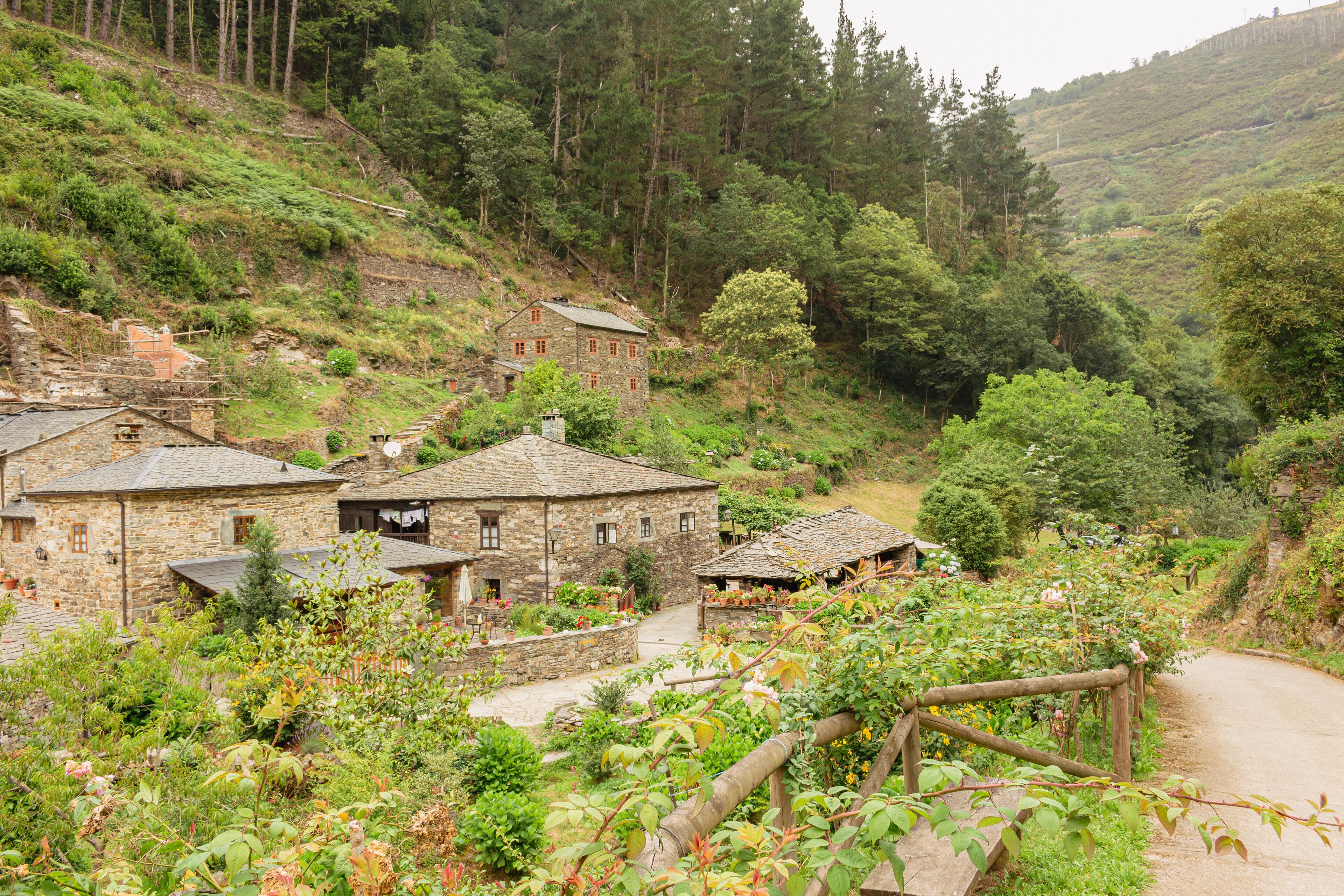 Beautiful village of As Veigas, located in Taramundi, Asturias, of tourist interest for its charm.