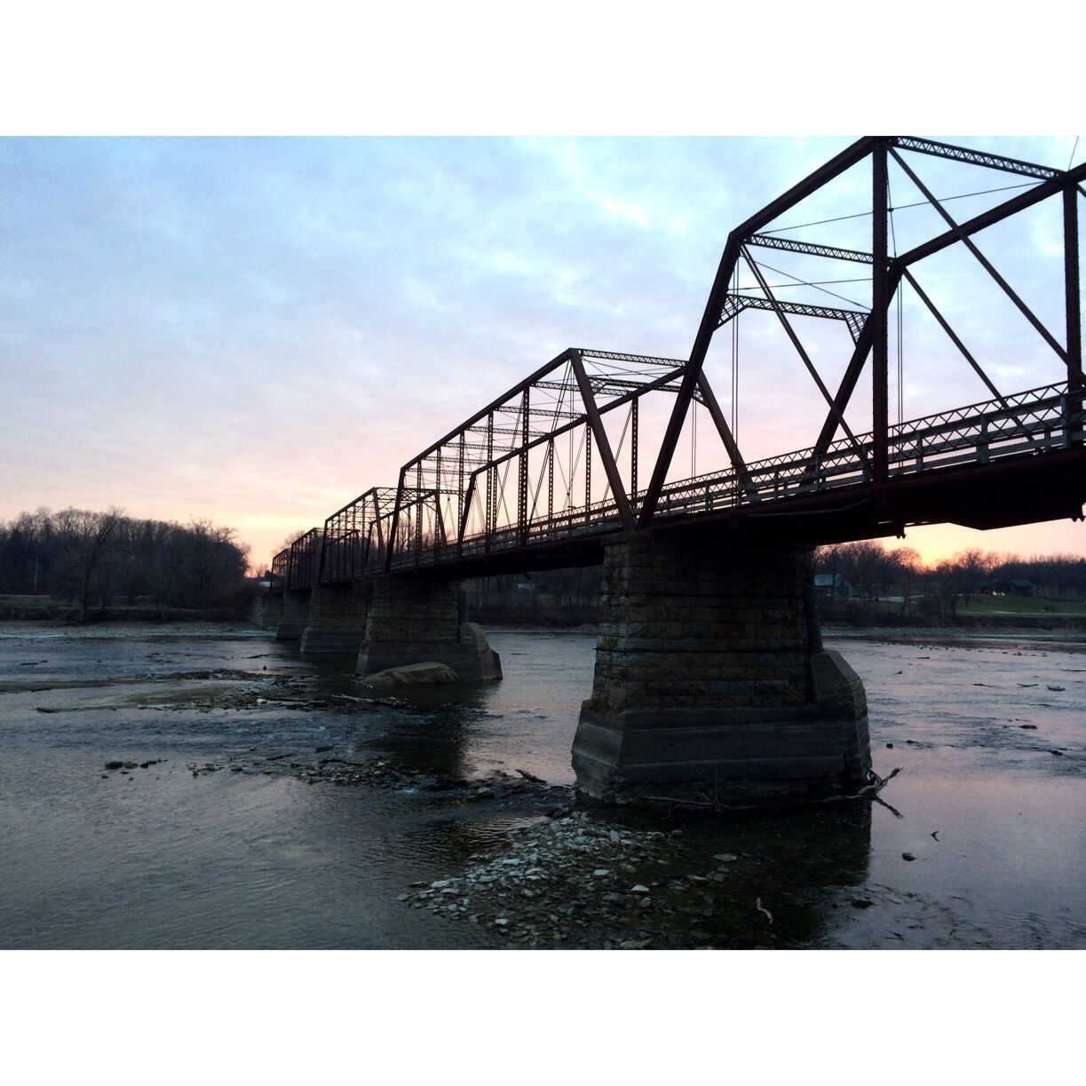 Historic bridge that has stood over the Des Moines River since 1882. It used to be a crossing for automobiles until the later 20th century and is now used as a pedestrian bridge.