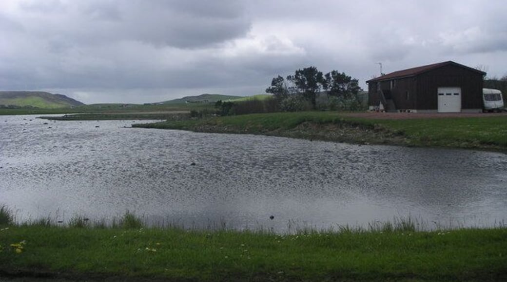 Strand Loch One of the best seatrout locations in Shetland.