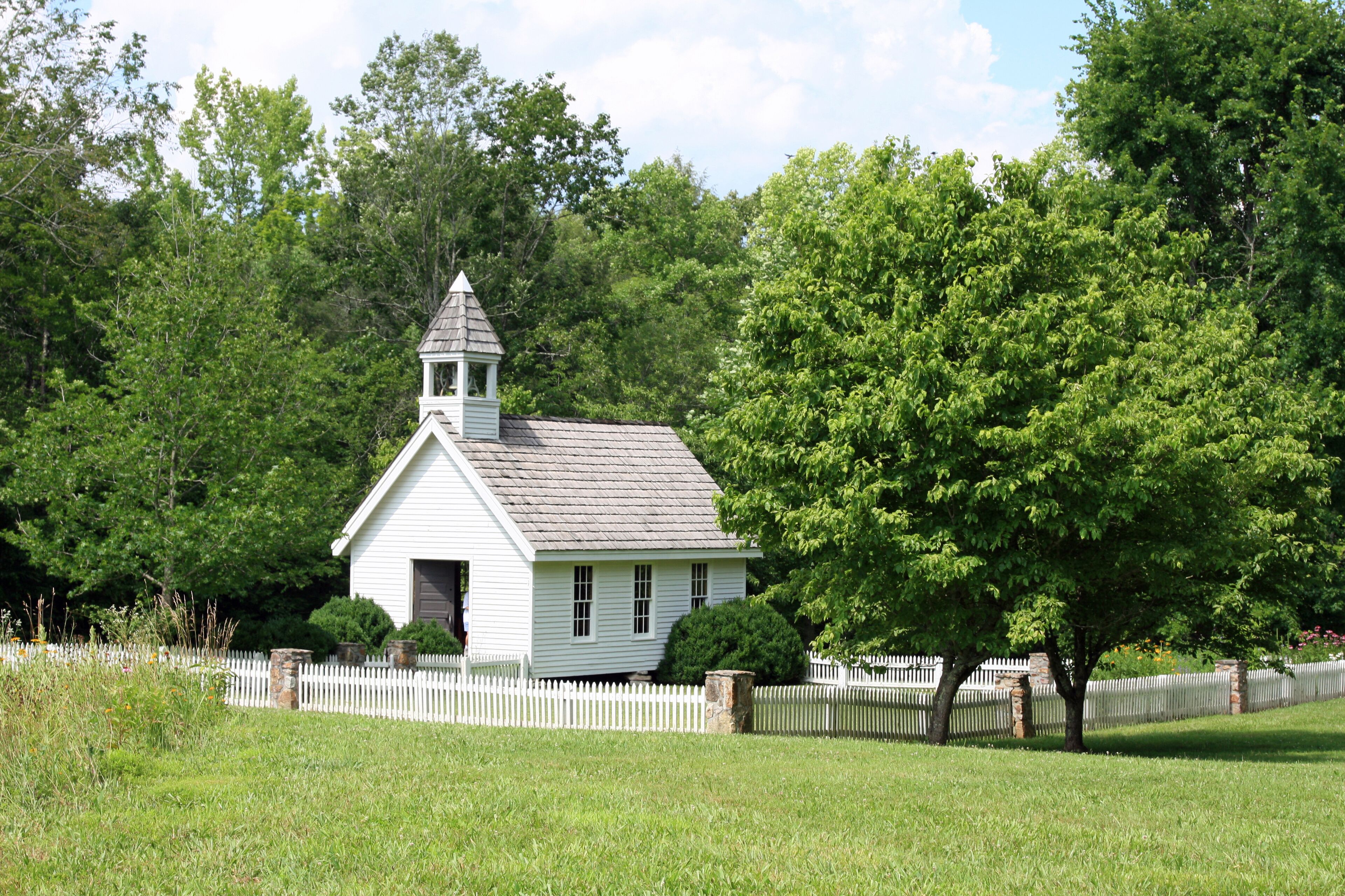 Small chapel in the Smoky Mountains