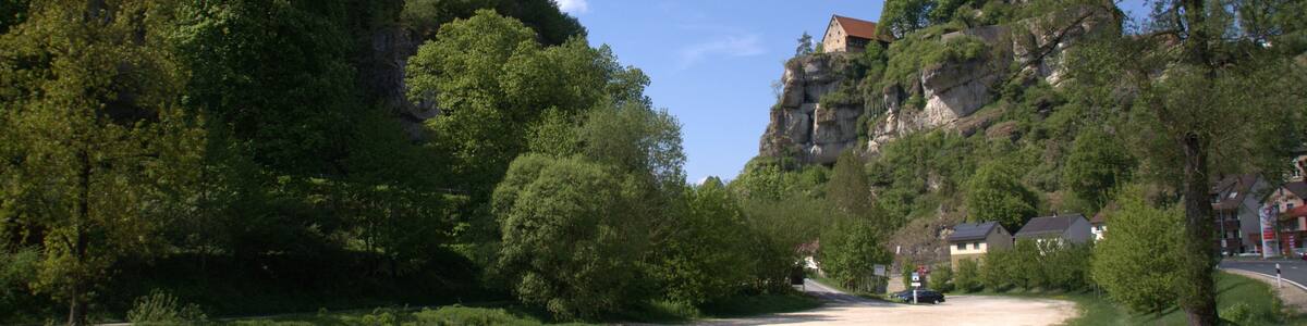 duitsland - bayern - oberfranken - fränkische schweiz - pottenstein - burg