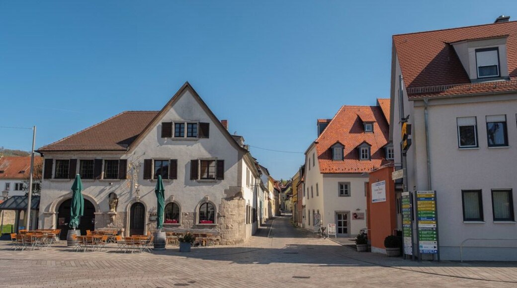 Randersacker is a small town approximately 110 Km East of Frankfurt, we were using this location as a rest spot but found it a beautiful location. It has a long history and very attractive buildings.