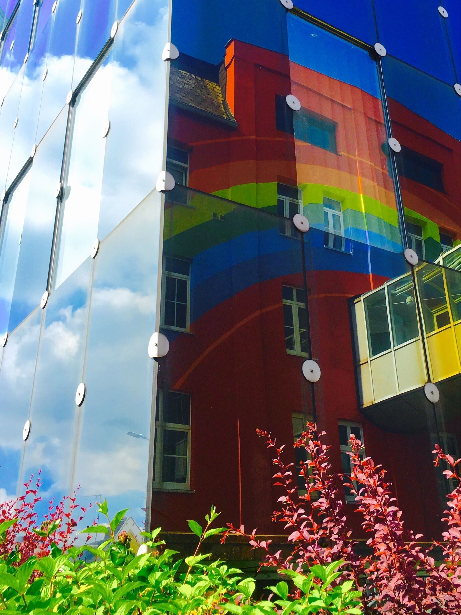 Mirror House and Rainbow House of a porcelain factory, in Selb, Bavaria
#Hometown