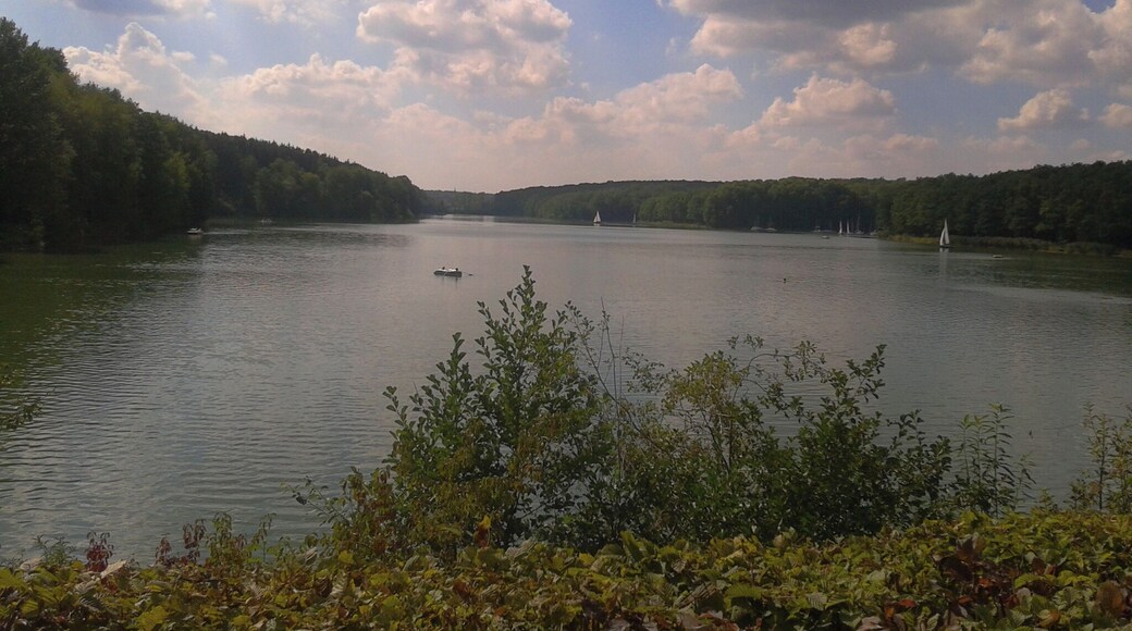 "Ellertshäuser See", a quarry pond in Lower Franconia
