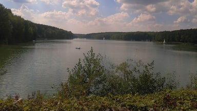 "Ellertshäuser See", a quarry pond in Lower Franconia