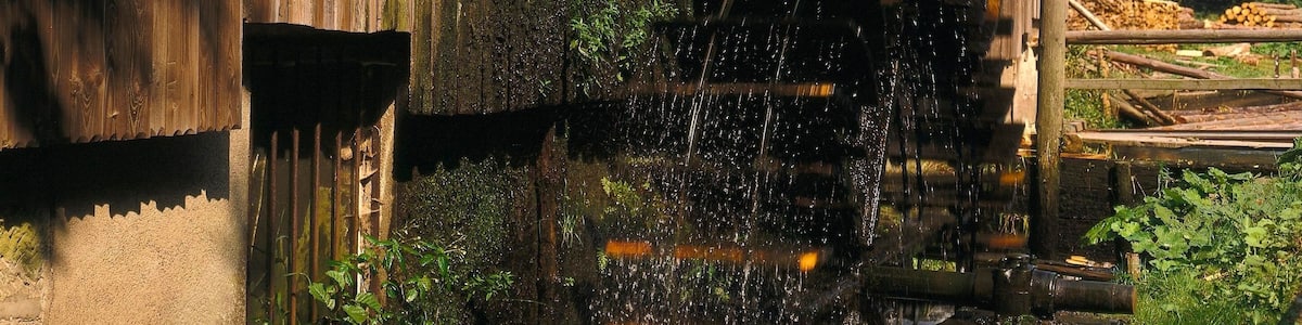 germany, frankenwald nature park, steinwiesen, pond mill, europe, bavaria, mill, cutting mill, museum mill, water wheel, paddle wheel, water, stream, stream course, sight, outside,