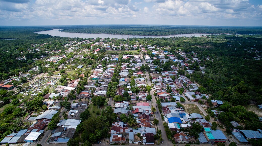 Vista aerea de Puerto Inirida en Guainia - Colombia
