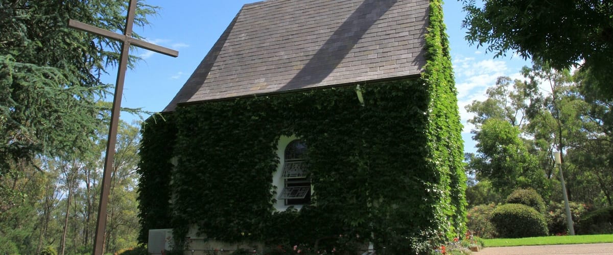 Mt Schoenstatt Shrine & Retreat Centre.... beautiful little church at Mulgoa