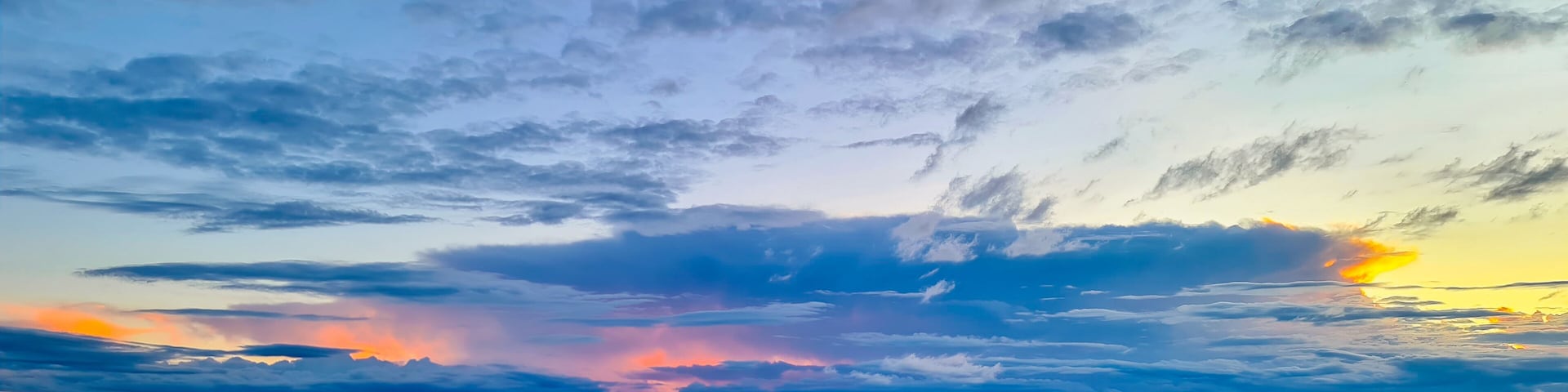 Vibrant sunset over Tuggerah Lake on the NSW Central Coast