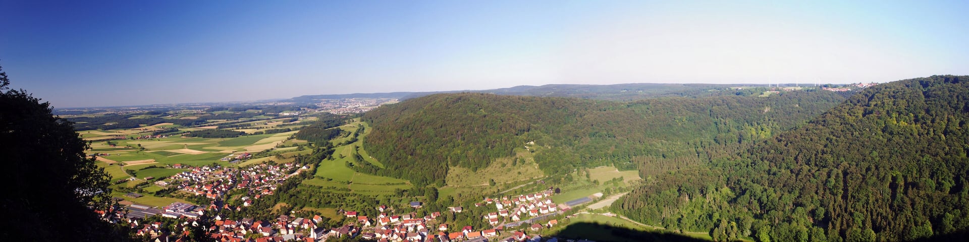 Panorama vom Sedelfelsen