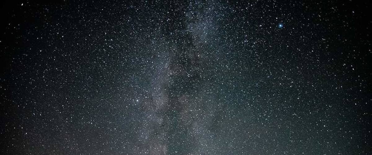 Milchstraße aufgenommen auf dem Gipfel der Rhön (Wasserkuppe)