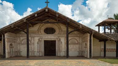 Façade of Mission church of San Javier, Santa Cruz