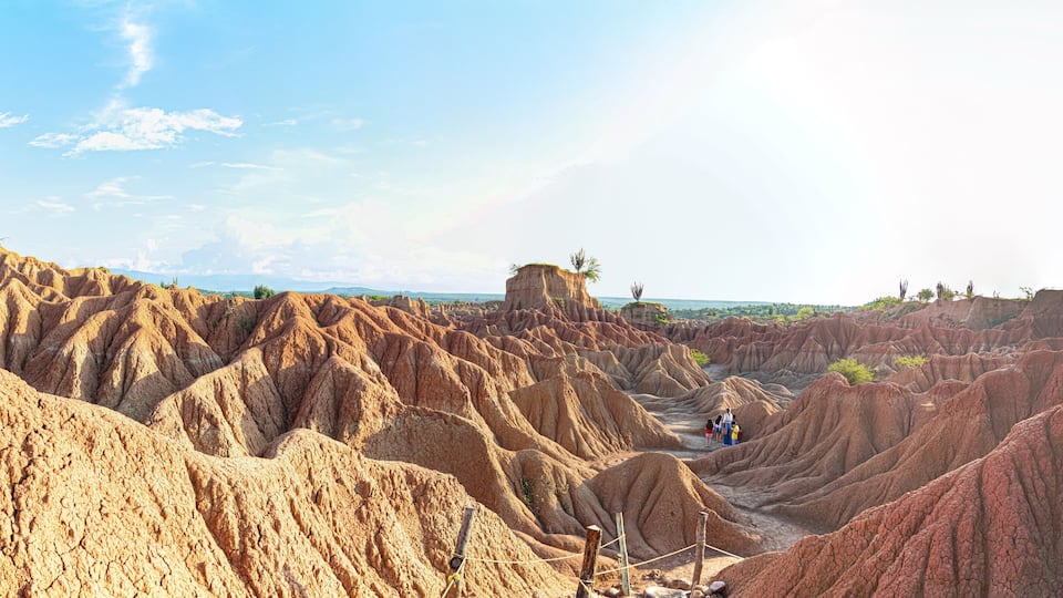 view of the Tatacoa Desert in Villavieja Huila Colombia