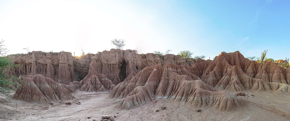 view of the Tatacoa Desert in Villavieja Huila Colombia