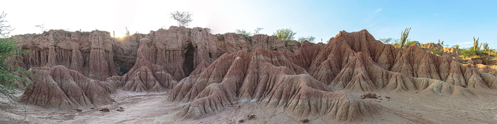 view of the Tatacoa Desert in Villavieja Huila Colombia