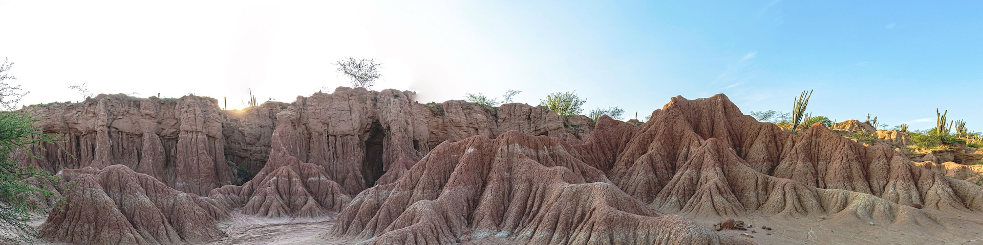view of the Tatacoa Desert in Villavieja Huila Colombia