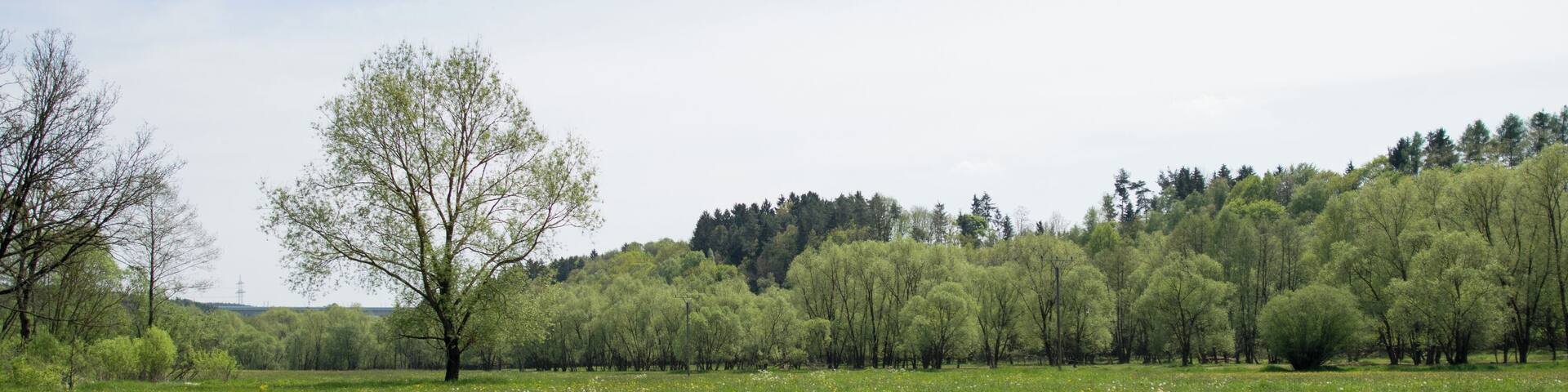 Foto vom nördlichen Teil des Naturschutzgebietes Itztal (Blickrichtung: Süden)