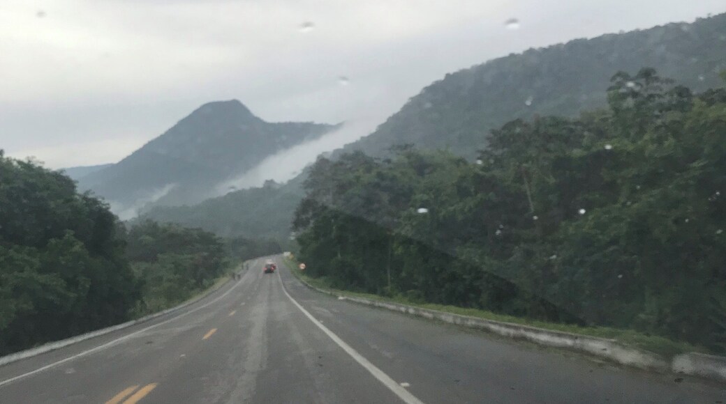 Road to our beach house in Itambuca, Ubatuba