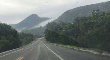Road to our beach house in Itambuca, Ubatuba